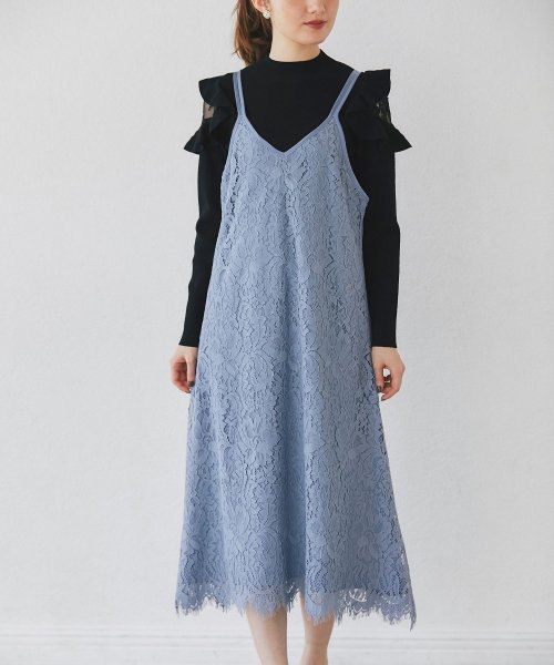 淑女気分に浸れる総レースキャミワンピース トッコクローゼット Tocco Closet Magaseek