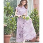 Noela/チュールレースマキシワンピ /503914616