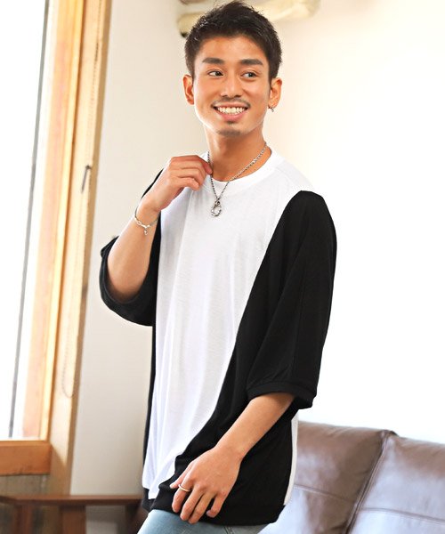セール ラグスタイル Luxstyle T R天竺切替ドルマンクルーネックtシャツ Tシャツ メンズ 半袖 ドルマンスリーブ クルーネック バイカラー Magaseek セール ラグスタイル Luxstyle T R天竺切替ドルマンクルーネックtシャツ Tシャツ メンズ 半袖 ドルマンスリーブ クルーネック バイカラー Magaseek