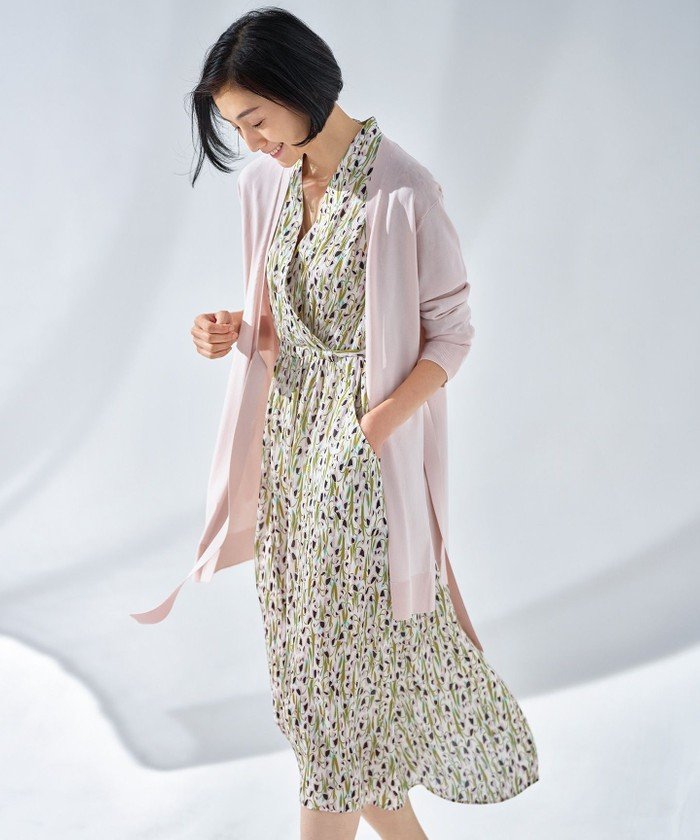 セール Sサイズ有 Erica フラワープリント ワンピース 自由区 Jiyu Ku Magaseek