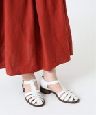 Le Talon/GRISE 3.5cmレザーグルカサンダル◆/503929658