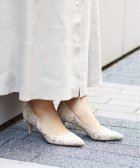Le Talon/6.5cmポインテッドレースパンプス◆/503929717