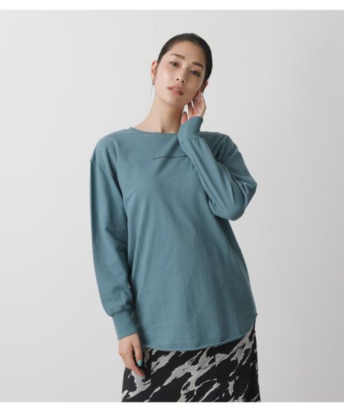 AZUL by moussy(アズールバイマウジー)/ANDERE MINI FLEECE LONG SLEEVE/GRN