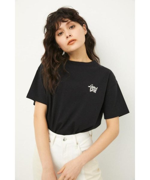 LAGUA GEM(ラグアジェム)/LAGUA LOGO T／SH 21SS/BLK