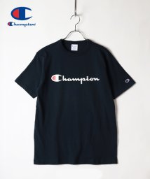 CHAMPION(チャンピオン)/【Ｃhampion】 チャンピオン 胸ロゴプリント 半袖　Ｔシャツ ユニセックス/ネイビー