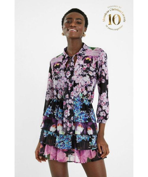 セール ワンピース長袖 Olimpia デシグアル Desigual Magaseek