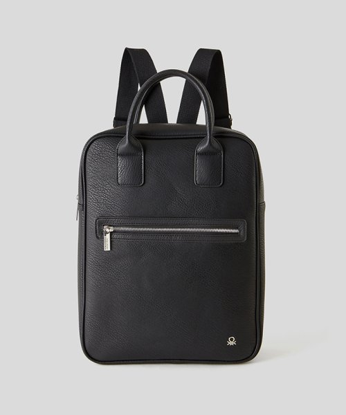 セール ベネトン メンズ Benetton Mens フェイクレザー2wayスクエアバッグ Magaseek