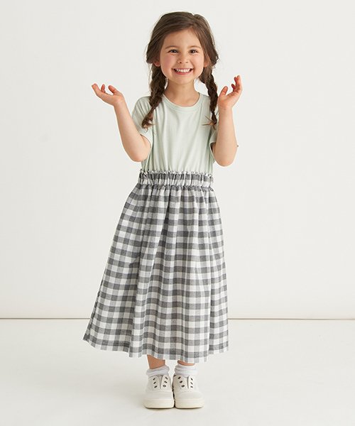 キッズワンピース グリーンの人気商品 通販 価格比較 価格 Com