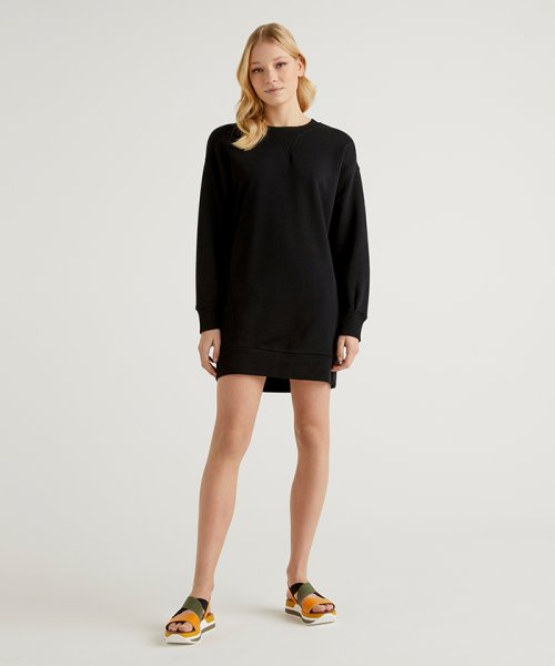 セール オーバーサイズ長袖スウェットワンピース ベネトン レディース Benetton Women Magaseek セール オーバーサイズ長袖スウェットワンピース ベネトン レディース Benetton Women Magaseek