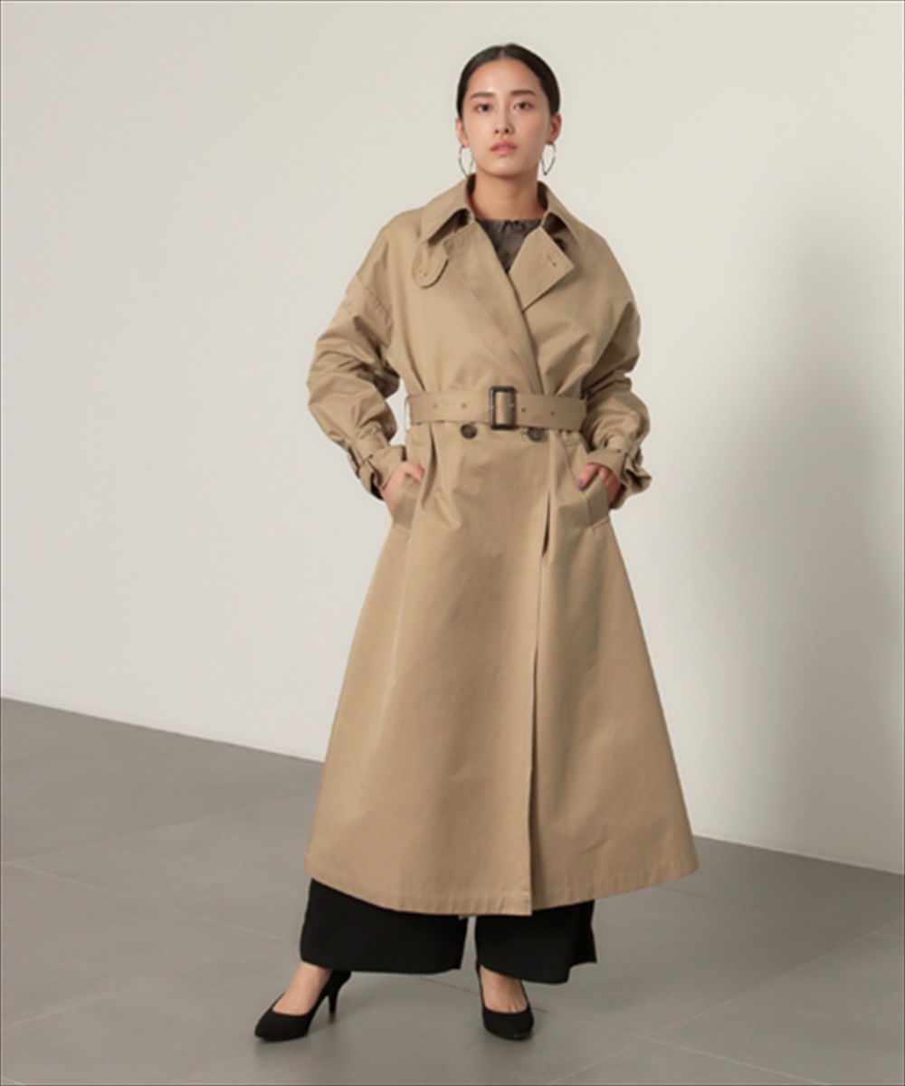 セール 低身長向けサイズ オーバーサイズロングトレンチコート アウリィ Auli Magaseek セール 低身長向けサイズ オーバーサイズロングトレンチコート アウリィ Auli Magaseek