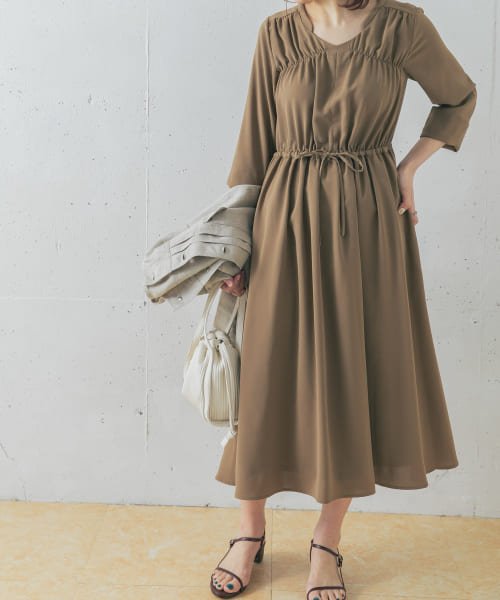 セール ウエスト切替シャーリングワンピース Urban Research Rosso Urban Research Rosso Magaseek