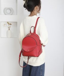 UNGRID bag(アングリッド　バッグ)/スムースシンプルリュック/RED