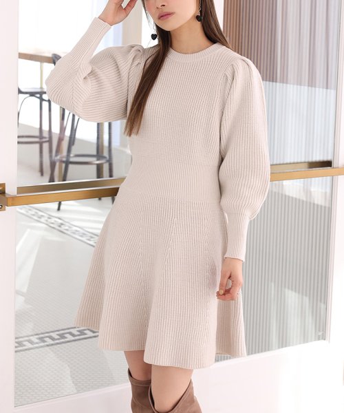 セール One After Another リブニットワンピ ナイスクラップ アウトレット Nice Claup Outlet Magaseek