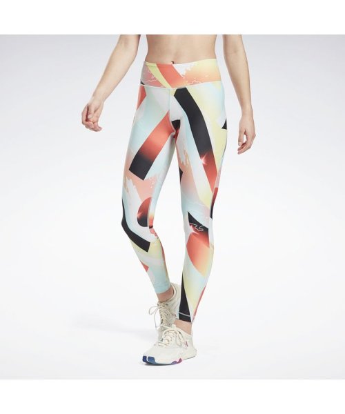 Reebok(リーボック)/リーボック Lux ボールド タイツ / Reebok Lux Bold Tights/オレンジ