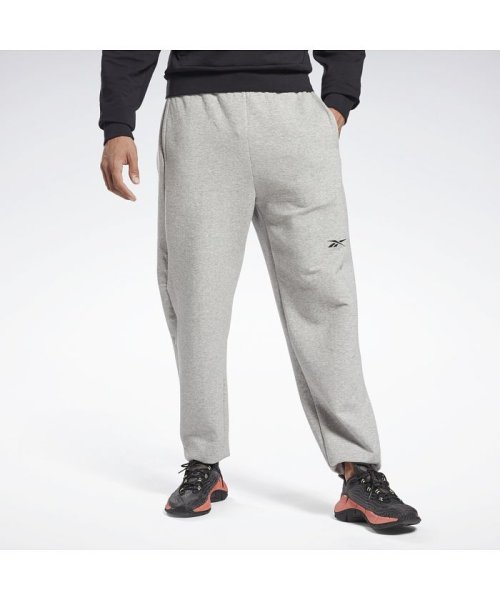 Reebok(リーボック)/ドリームブレンド コットン トラックパンツ / DreamBlend Cotton Track Pants/グレー