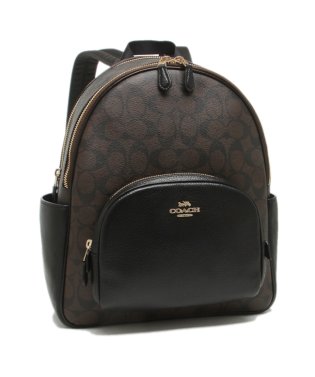 COACH/コーチ アウトレット リュック バッグパック シグネチャー ブラウン ブラック レディース COACH 5671 IMAA8/503933570