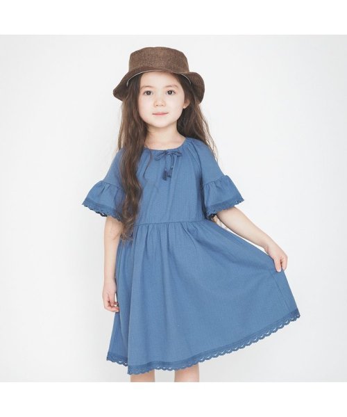 セール ウエスト切替え半袖ワンピース ブランシェス Branshes Magaseek