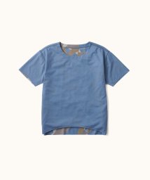 DESCENTE(デサント)/AIRDYEダブルプリントP.CAMOジュニアTシャツ（RE:DESCENTE）【アウトレット】/ブルー系