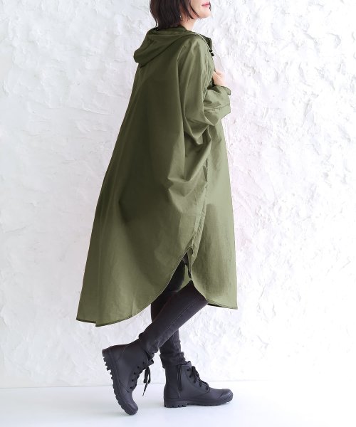 ロング丈レインポンチョ オシャレウォーカー Osharewalker Magaseek