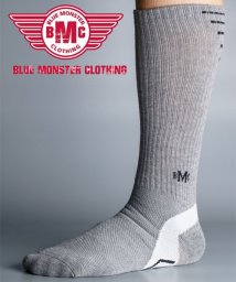 MARUKAWA(マルカワ)/【BMC】BLUE MONSTER CLOTHING 抗菌消臭 疲労軽減 高機能ロングソックス/スポーツ バイク 作業着 /ミディアムグレー