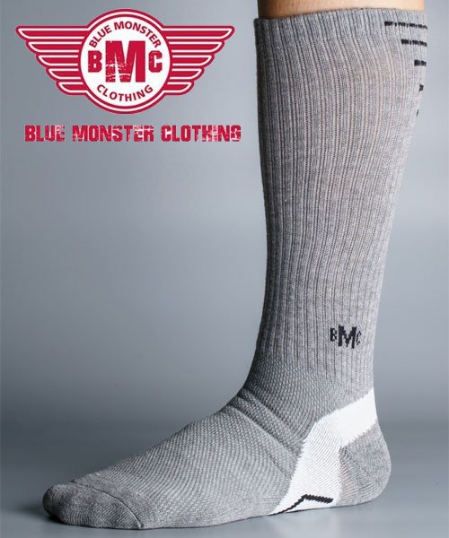 セール Bmc Blue Monster Clothing 抗菌消臭 疲労軽減 高機能ロングソックス スポーツ バイク 作業着 マルカワ Marukawa Magaseek