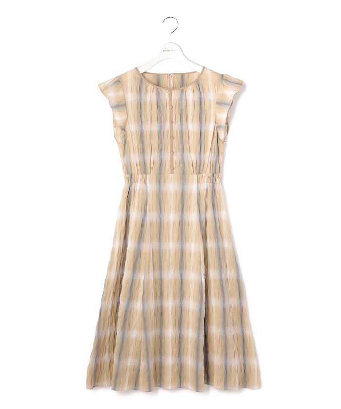 セール 50 Off シャーリングチェックワンピース レッセ パッセ Laisse Passe Magaseek