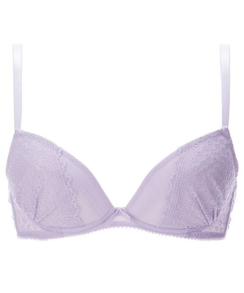 セール デイリーamostyle ノンワイヤーブラ ブラ ショーツセット パープル B D アモスタイルバイトリンプ Amo S Style By Triumph Magaseek