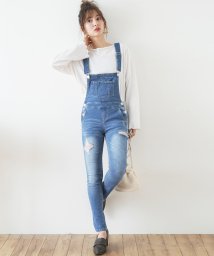 クラッシュデニム サロペットジーンズ サロペット デニム スキニー スキニーパンツ パンツ ボトム スリットデニム 韓国 ファッション サイドディープクラッ フューティアランド Futier Land Magaseek クラッシュデニム サロペットジーンズ サロペット デニム スキニー スキニーパンツ パンツ ボトム スリットデニム 韓国 ファッション サイドディープクラッ フューティアランド Futier Land Magaseek