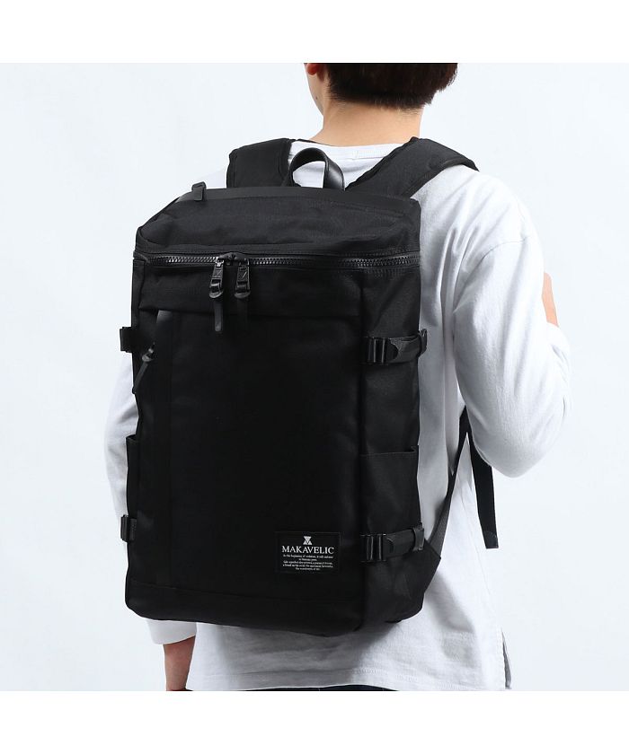 マキャベリック リュック MAKAVELIC バックパック CHASE RECTANGLE DAYPACK A4 B4 25L 大容量  3106－10121