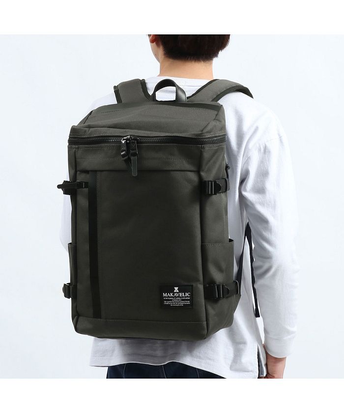 マキャベリック リュック MAKAVELIC バックパック CHASE RECTANGLE DAYPACK A4 B4 25L 大容量  3106－10121