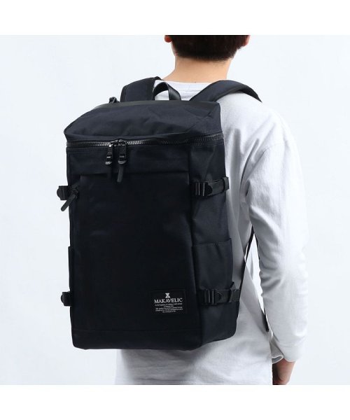 MAKAVELIC(マキャベリック)/マキャベリック リュック MAKAVELIC バックパック CHASE RECTANGLE DAYPACK A4 B4 25L 大容量 3106－10121/ネイビー