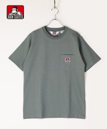 BEN DAVIS(BEN DAVIS)/【BEN DAVIS】 ベンデイビス ワンポイントロゴ  ポケット半袖Tシャツ ユニセックス/ダークグリーン