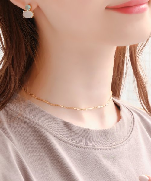 センシュアルスエッジチョーカーネックレス ゴールド フィービィー Phoebe Magaseek