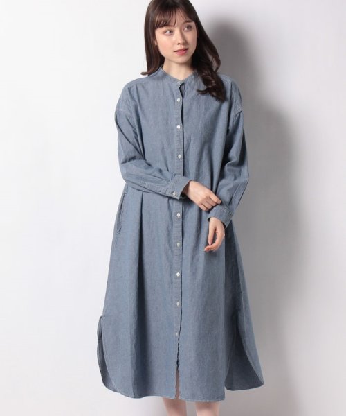 セール テチチ Te Chichi Lugnoncure オーガニックコットン デニムシャンブレーワンピース Magaseek