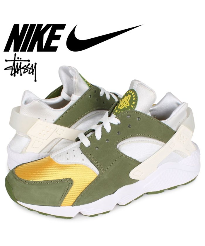 Nike Air Huarache Le ナイキ ステューシー Stussy エア ハラチ スニーカー メンズ コラボ ダーク オリーブ Dd1381 300 ナイキ Nike Magaseek