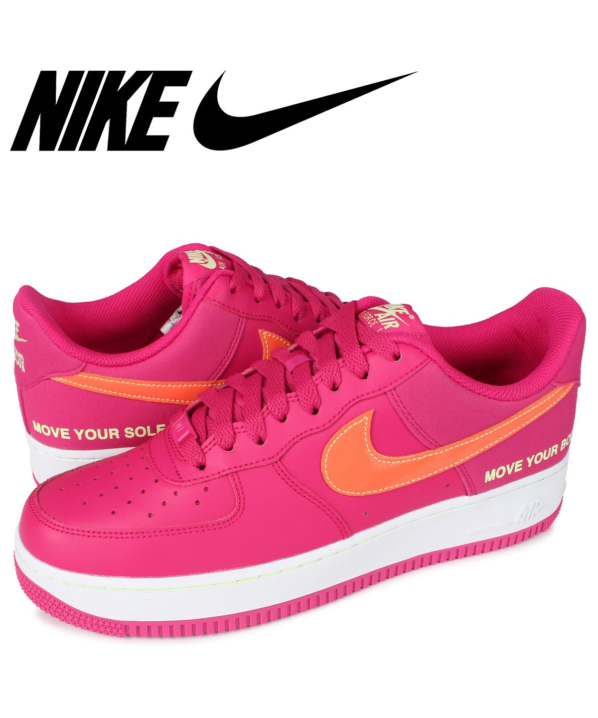 NIKE AIR FORCE 1 07 LV8 ナイキ エアフォース1 スニーカー メンズ ピンク DD9540－600