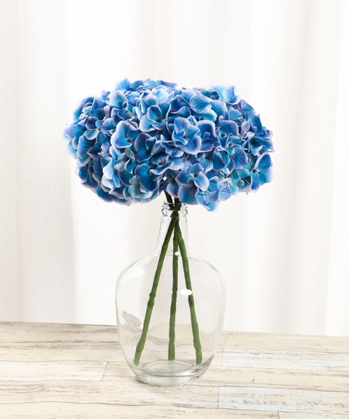 アジサイ インテリアフラワー 瓶付き アーティフィシャルフラワー 高級造花 お手入れ簡単 プアラニ Pualani Magaseek