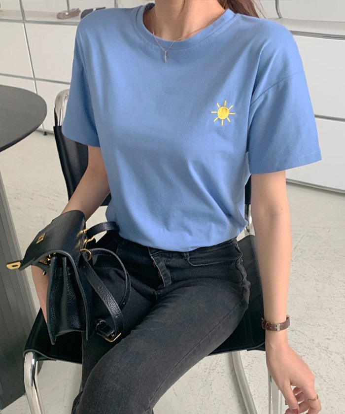 Girlydoll ワッペンｔシャツ 21春夏商品 韓国ファッション ガーリードール Girly Doll Magaseek