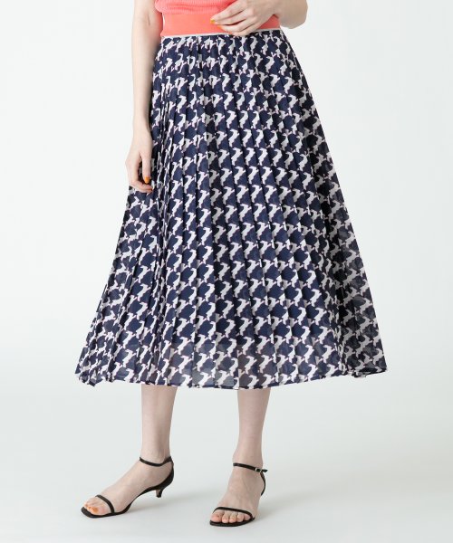 セール】【LOULOU WILLOUGHBY】ウサギチェックプリーツスカート  