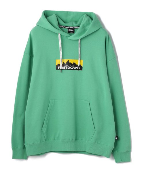 LHP(エルエイチピー)/FIRSTDOWN/ファーストダウン/BOX HOODED SWEAT/F971002C/MINT