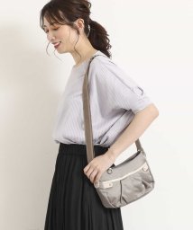 MK MICHEL KLEIN BAG(エムケーミッシェルクランバッグ)/【撥水加工】コンパクトショルダーバッグ/グレー