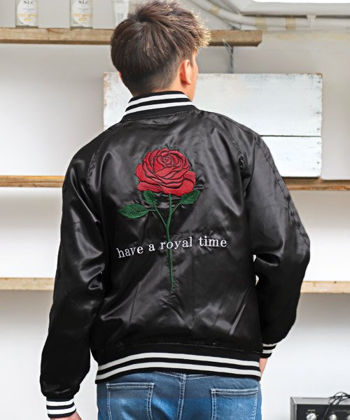 セール Off 薔薇刺繍スカジャン スカジャン メンズ ブルゾン ジャケット 薔薇 刺繍 ラグスタイル Luxstyle Magaseek セール Off 薔薇刺繍スカジャン スカジャン メンズ ブルゾン ジャケット 薔薇 刺繍 ラグスタイル Luxstyle Magaseek
