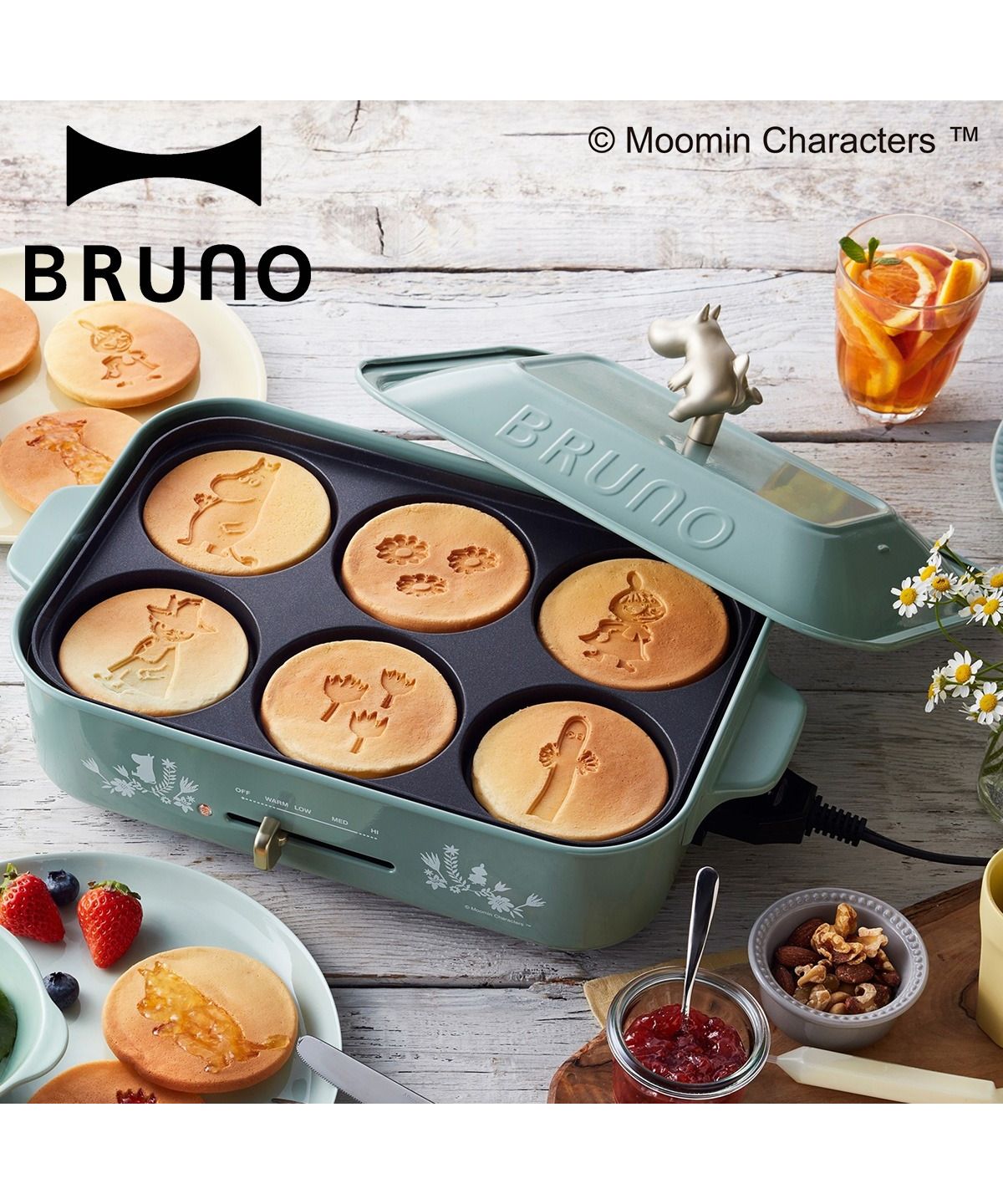 bruno ムーミン ホットプレート