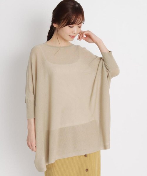 セール S Ll ポンチョ風ドルマンスリーブニット グローブ Grove Magaseek