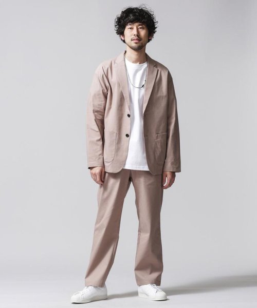 セール】SOLOTEX×Linen ジャストイージーセットアップ 