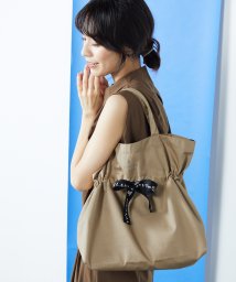 LANVIN en Bleu(BAG)(ランバンオンブルー（バッグ）)/サリー エコバッグ/ベージュ