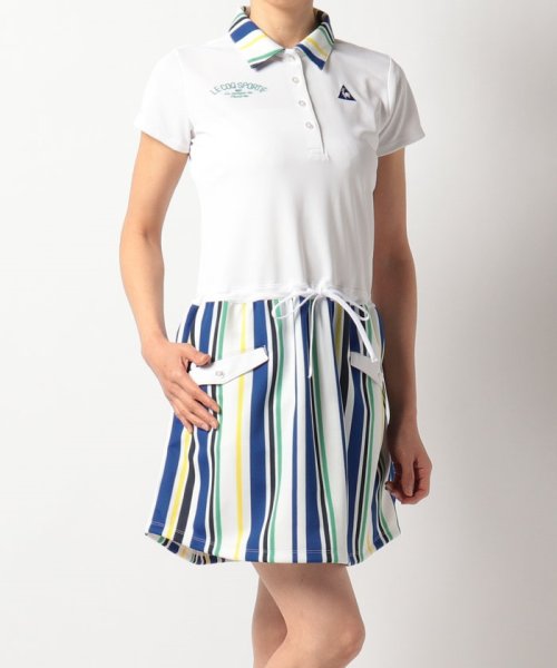セール ストライプワンピース アウトレット ルコックスポルティフ ゴルフ Le Coq Sportif Golf Magaseek