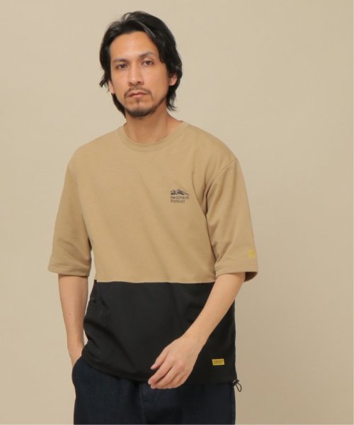 ikka(イッカ)/Healthknit Product ヘルスニット DOORS バイカラーT/ベージュ