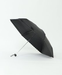 LBC(エルビーシー)/晴雨兼用 折りたたみ傘 シンプルヒートカット/ブラック