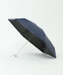 LBC(エルビーシー)/晴雨兼用 折りたたみ傘 シンプルヒートカット/ネイビー